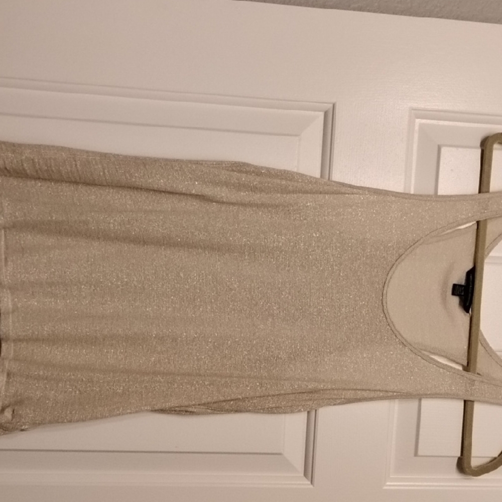 American Eagle Outfitters Sparkling Beige Top